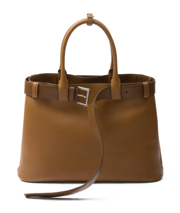 Prada Große Handtasche mit Gürtel